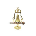 Brass Dinner Gong with Wooden Utensil