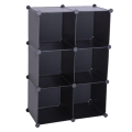 HomeFX Adjustable 6 Cube Storage Set