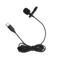Professional Portable Type C Hands-Free Lavalier Microphone