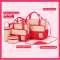 5 in 1 Multifunctional Diaper Bag (RED)