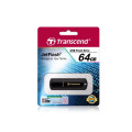 Transcend JetFlash JetFlash 350 64GB, 64 GB, USB Type-A, 2.0, Cap, 8.5 g, Black