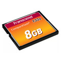 Transcend CompactFlash 133x 8GB, 8 GB, CompactFlash, MLC, 50 MB/s, 20 MB/s, Black