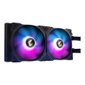 AORUS LIQUID COOLER 280; All-in-one Liquid Cooler with Circular LCD Video Display; RGB Fusion 2.0...