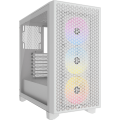 3000D RGB Tempered Glass Mid-Tower- White