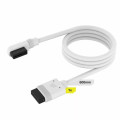 CORSAIR iCUE LINK Cable; 1x 600mm with Straight/Slim 90 connectors; White