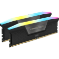 Corsair VENGEANCE RGB 32GB (2 x 16GB) DDR5 DRAM 6000MHz C36 Memory Kit; 40-40-40-77; 1.4V; Black