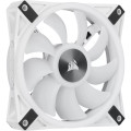 iCUE QL120 RGB 120mm PWM Triple Fan with Lighting Node CORE - White