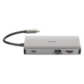 9-in-1 USB-C Hub with HDMI/VGA/Ethernet/Card Reader/Power Delivery; 1x HDMI; 1x VGA Port; 2x USB ...