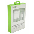 Gizzu MiniDisplay Port to VGA Adapter - White