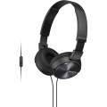 Sony MDR-ZX310AP (Black) Folding Aux Headphones with Mic