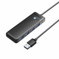 ORICO PW Series 4-Port USB3.0 Hub | USB-A | USB-A3.0 x 4 (5GBPS Sharing) | 15cm |Black