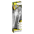 Pro Bass Power Series Boxed round Micro USB Cable- White