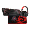 Redragon 4 in 1 Mechanical Gaming Combo Mouse|Mouse Pad|Headset|Mechanical Keyboard
