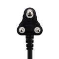 SWITCHED Light DUTY SBS EXTENSION LEADS 2 x 16A Socket 20m - Black