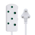 SWITCHED HEAVY DUTY SBS EXTENSION LEADS 2 x 16A Socket 10m - White
