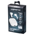 Volkano Buds X 2.0 Series True Wireless Earphones + Charging Case - White