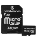 Volkano VK-20030-BK Micro Series 16GB Micro SD Card