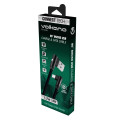 Volkano Slim Series Flat PVC Micro 90 USB Cable 1.2m - Black