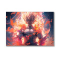 Canvas Wall Art: Dragon Ball Z  - Inferno Ascension Canvas Print