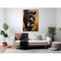 Canvas Wall Art: Midnight Panther Canvas Print