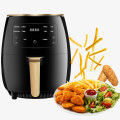 6 Litre Extra Large Capacity Airfryer Black