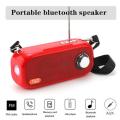 Outdoor Portable Speaker with Bluetooth/AUX/TF Card & Phone Mount