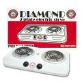 Diamond - Twin Electric Coil Hotplate Stove