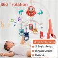 Baby Crib Mobile Rechargeable Remote Control Bed Bell Rattle Toy