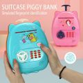 Kids Fingerprint Smart Suitcase Piggy Bank