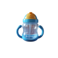 Baby Kids Water Bottle Feeding Cartoon Straw Cup