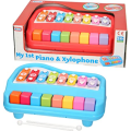 2 in 1 Piano Xylophone Educational Toy Musical Instrument for Kids