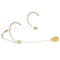 Audac CMX826/S - Double Ear Hook Condenser Cardioid Mic Headset (Cream)