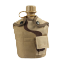 1 L Outdoor Military Canteen Bottle - KHAKI CAMO #4