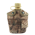 1 L Outdoor Military Canteen Bottle - PYTHON KHAKI #10