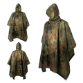 Camouflage Poncho -Raincoat #7