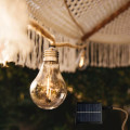 5m Solar Powered Cotton 10 LED Bulbs String Lights