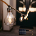 5m Solar Powered Cotton 10 LED Bulbs String Lights