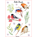 Fable Forest Birds Craft Stickers - Shabby Chic Sheets for Creative Paper Crafts