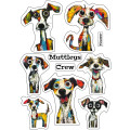 Mutley Crew Funky Dog Sticker Sheets