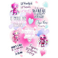 Mi Robot Love-rly Sayings Sticker Sheet