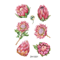 Proteas Sticker Sheet: Craft Stickers, Journaling, Water Colours