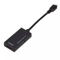 1080P HD HDTV Micro USB To HDMI Female Adapter Cable for MHL Device For Samsung Galaxy Huawei