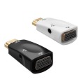 HD 1080P HDMI-compatible to VGA Converter with Audio Cable for PS4 PC Laptop Tablet HDTV