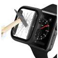 Screen Protector for Apple Watch Series 5 4 3 2 Bumper Frame Tempered Glass Film