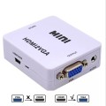 1080P HDMI-compatible to VGA Converter With Audio Connector For PC Laptop to HDTV Projector HDMI