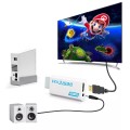 Full HD 1080P W-ii to H-D-M-I Converter Adapter 3.5mm Audio for PC HDTV Monitor Display