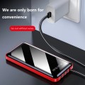 Self-wired Mirror Screen Power Bank For Type-c 15800mAh Portable Charging PowerBank