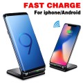 10W Wireless Charging Stand for iPhone 12 12Pro MAX X XR XS MAX 11 11Pro 8 7 Samsung Galaxy Series