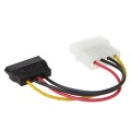 4-Pin Molex IDE Female to 15-Pin SATA Conversion Cable Power Cable for SATA SSD D