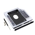 9.5mm SATA 3.0 Universal 2nd HDD Caddy Optibay Enclosure 2.5 SSD Hard Disk Drive Box Case Carrier